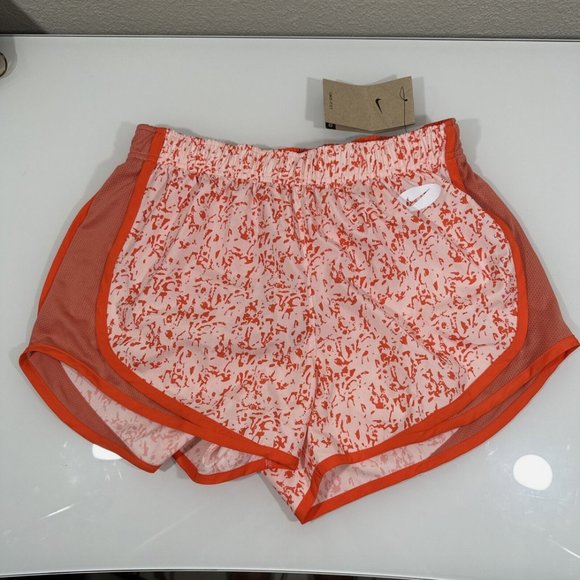 NWT $35 Nike [ Women Small ] Runnin Dri-FIT Icon Clash Tempo Shorts Orange #5865 - Picture 4 of 11